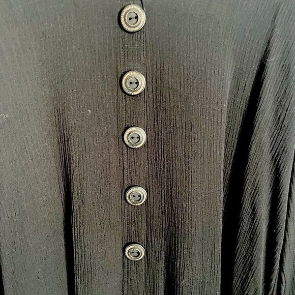 Christopher & Banks Black Blouse Size S - Picture 3 of 6